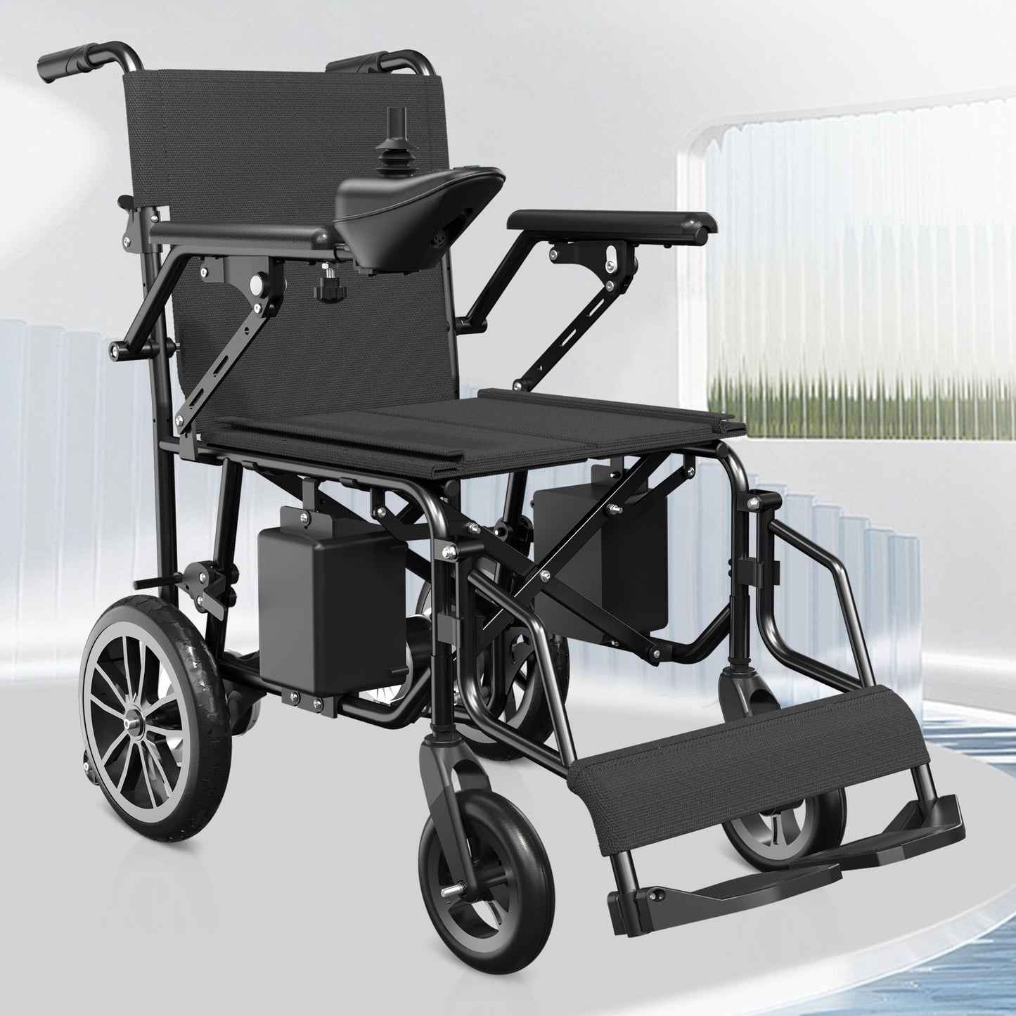 Portable Electric Wheelchair Lightweight Foldable for Adults Seniors